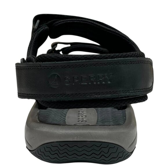 Sperry Rivington Men\'s Leather Sandals Size 13 Black Adjustable Straps Open‎ Toe main image 11